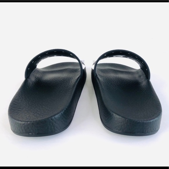 VALENTINO GARAVANI ROCKSTUD PVC SLIDE  STUD SANDAL - Picture 5 of 12